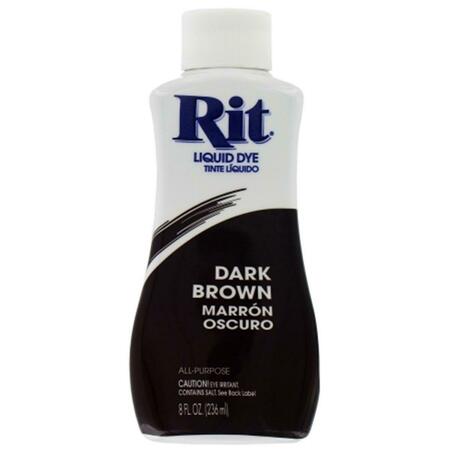 RIT DYE 8 Oz Dark Brown Liquid Dye - Pack of 3 88250